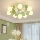 Nordic Style Led Chandeliers | Green Magic Beans Pendant Lamp for Home Decor by Ljojo