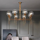 Nordic Glass Ball LED Pendant Light Chandelier - Ljojo Luminaires for Home Decor