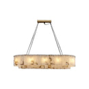 New Marble Pattern LED Chandelier Modern Suspension Lighting for Living Room by Ljojo