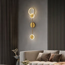Ljojo Luxury Gold Plated LED Wall Lamp for Modern Decor
