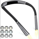 Ljojo LED Neck Reading Lamp USB Rechargeable Adjustable Three-color Hanging Neck Lamp