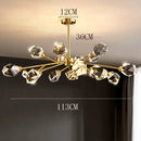 Ljojo Luxury Crystal Living Room Chandelier Pendant Light Indoor Lighting
