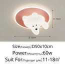 Cloud Ceiling Light Cream LED Round Fixture Kids Bedroom Study Hanging Ljojo