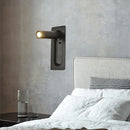 Ljojo Minimalist LED Wall Lamp: Modern Bedside Reading Light for Guest Room