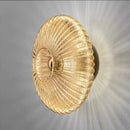 Ljojo Glass Wall Sconce Ambient Bedroom Light Fixture - Indoor Home Decor