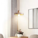 Modern Stone Pendant Light Travertine Hanging Fixture for Kitchen Living Room by Ljojo