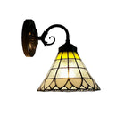 15CM Nordic Style Glass Wall Lamp for Bathroom & Mirror - Translucent Tiffany Art Lighting by Ljojo