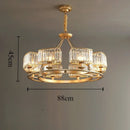 LED Crystal Pendant Chandelier Luxury Lighting for Dining Room by Ljojo