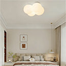 Ljojo Modern Glass Ball LED Pendant Light Cream - Home Decor Chandelier