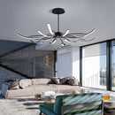 Ljojo Modern Adjustable Led Ceiling Chandelier in Gold/Black/White