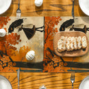 Autumn Maple Leaf Table Runner by Ljojo: Retro Home Dining Decor