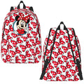 Ljojo Mickey Mouse Canvas Backpack: Large Capacity School Bag for Kids