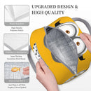 Ljojo Miniones Insulated Lunch Bag - Fun Kawaii Design, Large Capacity Cooler