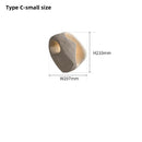 Ljojo Retro Industrial Wabi Sabi Yellow Stone Wall Lamp Modern Minimalist Home Decor