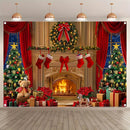 Festive Christmas Decoration Background Cloth for Ljojo Home Décor