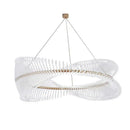 Ljojo Modern Acrylic Led Chandelier Pendant Light for Living Room and Bedroom
