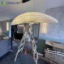 Ljojo LED Pendant Light Modern Stylish Sailboat Chandelier for Home Decoration
