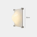 Ljojo White Raindrop LED Wall Lamp for Bedroom - Modern Square Background Light