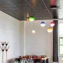 Nordic Gradient Glass Dome Pendant Lamp Living Room Chandelier by Ljojo
