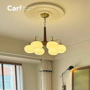 Large Log Style French Cream Chandelier by Ljojo - Persimmon Chandelier for Living Room