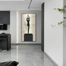 Abstract Figure Luminous Interior Canvas Painting Wall Lamps by Ljojo