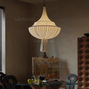 Japanese Wabi Sabi Cloth Chandelier for Living Room by Ljojo