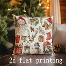 Christmas-themed Cushion Covers by Ljojo - Perfect for Sofa, Bedroom, Car Decor