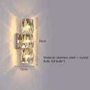 Crystal Hotel Light Headboard - Modern Minimalist Luxury Wall Ljojo