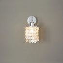 French Cream Style Shell Lamp for Bedroom & Corridor by Ljojo - Simple Japanese Shell Wall Lamp