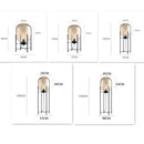 Ljojo Glass Ball Floor Lamp Scandinavian Postmodern Bedroom Reading Lamp