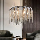 Ljojo Luxury Tassels Pendant Lights Modern Chandelier for Bedroom Home Decor