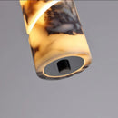 LED Pendant Light Remote Dimming Natural Marble Hanging Lamp for Dining Room Kitchen by Ljojo