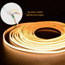 Ljojo 4mm COB LED Strip Lights 480Led/M DC12V TV Backlight Linear Tape Lighting