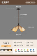 Ljojo Japanese Wabi Sabi Petal Resin LED Pendant Light for Living Room - Creative Chandelier