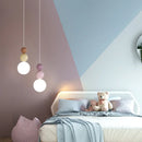 LED Cream Hanging Lamp - Modern Indoor Lighting for Bedroom, Living Room, and More