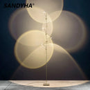 Ljojo Rainbow Contemporary Floor Lamp LED Stand Light Home Decor Bedroom Modern Decorations