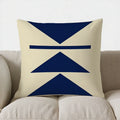 Geometric Pattern Throw Pillow by Ljojo - Ideal for Sofa, Bedroom, or Car