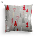 Ljojo Merry Christmas Santa Square Cushion Cover for Sofa and Home
