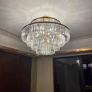 Ljojo Luxury Gold Crystal Chandelier for Living Room Villa Kitchen Decor
