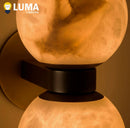 Marble Wall Lamp Bedroom Sconce - Modern Minimalist Designer Light by Ljojo
