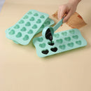 Ljojo 15-Hole Heart-Shaped Chocolate Silicone Mold for Baking and Candy Making