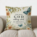Faithful Butterfly Motif Cushion Cover - Ljojo Brand