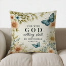 Faithful Butterfly Motif Cushion Cover - Ljojo Brand