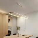 Ljojo Modern LED Pendant Light for Living Room | Minimalist Chandelier Dining Bedroom Lighting