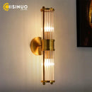 Gold Plated Crystal Wall Lamp for Bedroom and Living Room by Ljojo