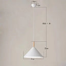 Ljojo Modern Art Iron Wood Pendant Lamp for Bedroom and Dining Room