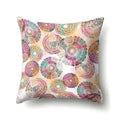 Abstract Geometric Bohemian Pillowcase in Colorful Exotic Style by Ljojo