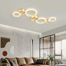 Modern LED Ceiling Light Fixture Brushed Aluminum Living Room Dining Bedroom Lamp Ljojo