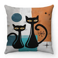 Cute Cartoon Cat Pillow Cover 45x45cm - Ljojo Home Decorodox