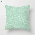 Ljojo Mint Green Blue Geometric Cushion Cover Modern Home Decor